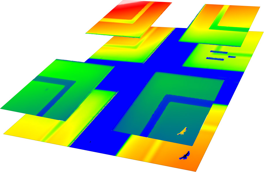 3D Measurement of Partial Overcoat of Transparent Film on a Device